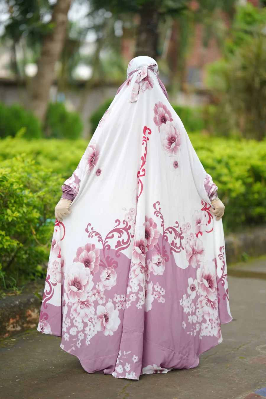 Premium Jilbab Abaya — Blush Pink