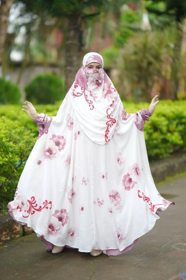 Premium Jilbab Abaya — Blush Pink photo