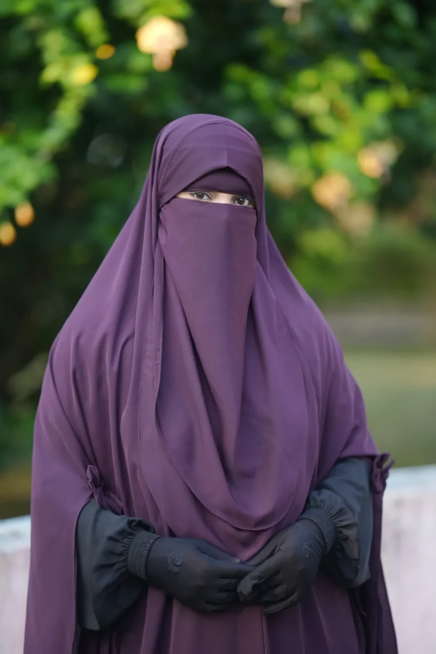 Marwa Deep Purple Hijab Set