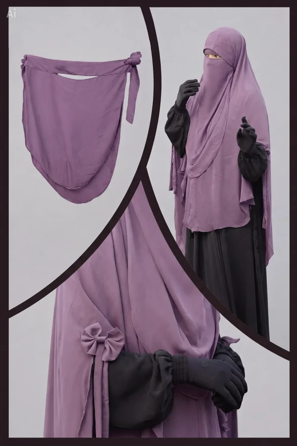 Marwa Dusty Lilac Hijab Set