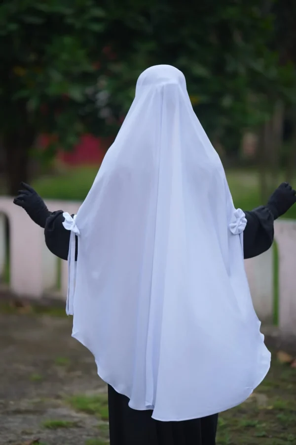 Marwa Icy White Hijab Set
