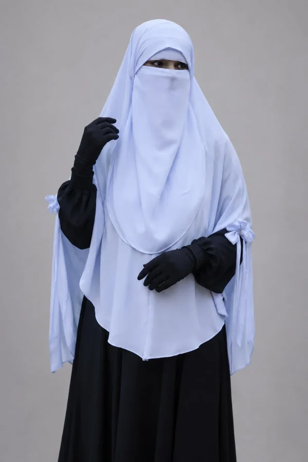 Marwa Icy White Hijab Set photo