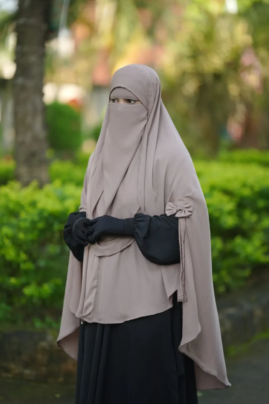 Marwa Mocha Taupe Hijab Set